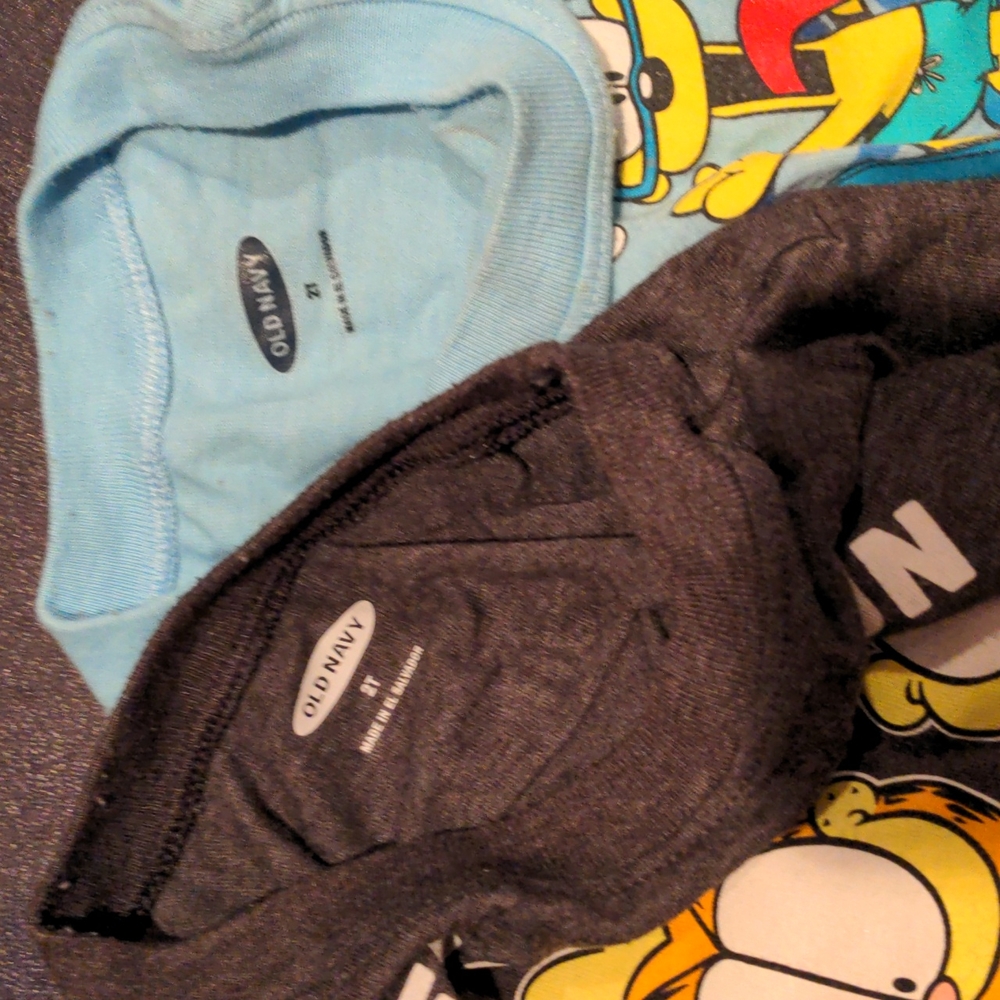 Set of 2 Toddler Garfield Odie T Shirts - Picture 2 of 9